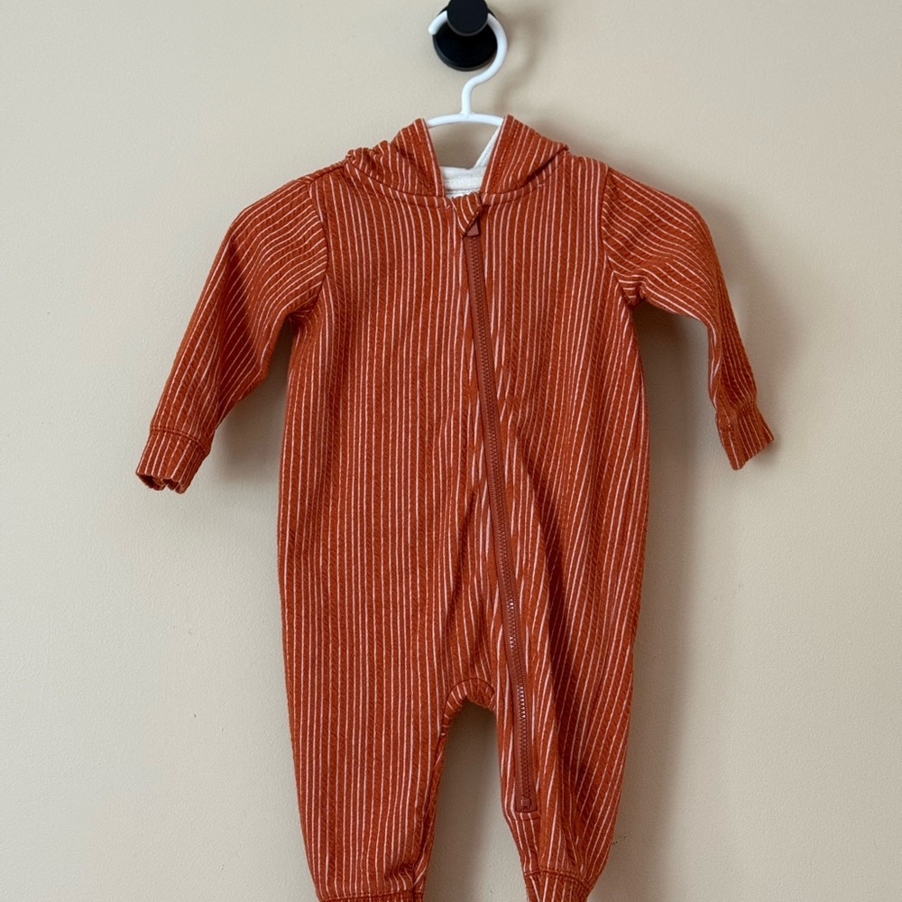 Striped Fox Romper